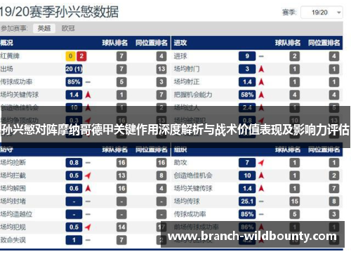 孙兴慜对阵摩纳哥德甲关键作用深度解析与战术价值表现及影响力评估